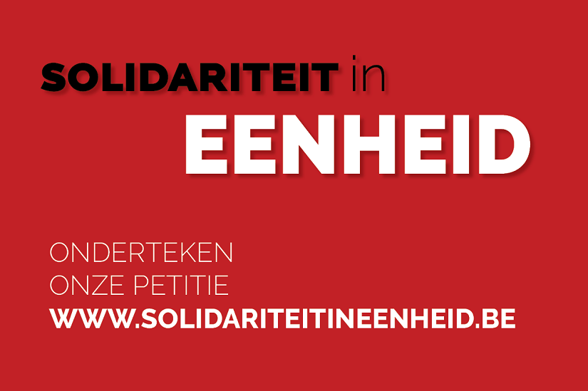 Kies jij ook voor solidariteit in eenheid boven uitsluiting? Teken onze petitie!