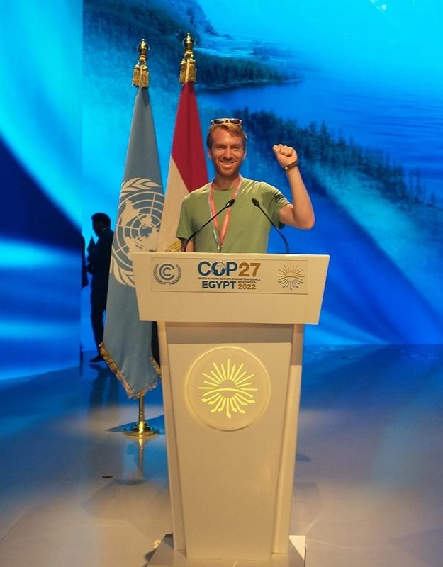 Onze man op de COP27: “Geen klimaatverandering, maar systeemverandering”
