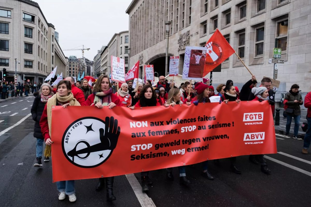 NEE tegen geweld op vrouwen, op het werk en overal