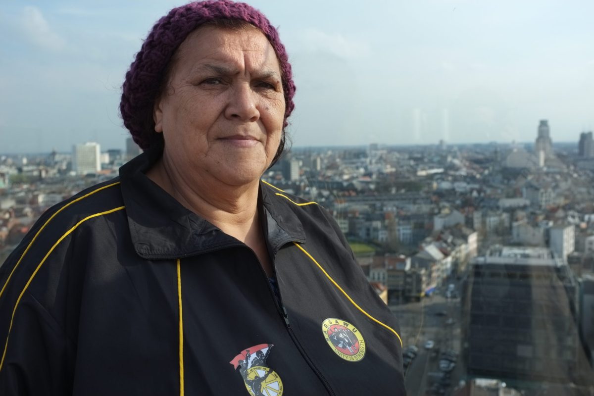 Myrtle Witbooi, woordvoerster van de uitgebuite vrouwen, is niet meer