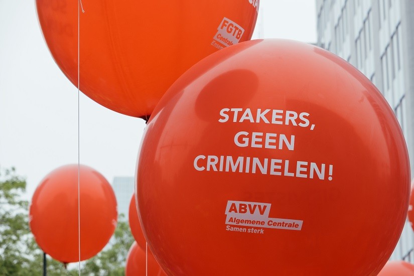 En bloc tegen de anti-syndicalisten