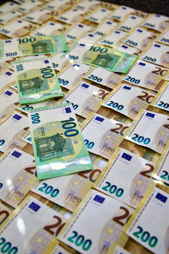 Euro financiën geld